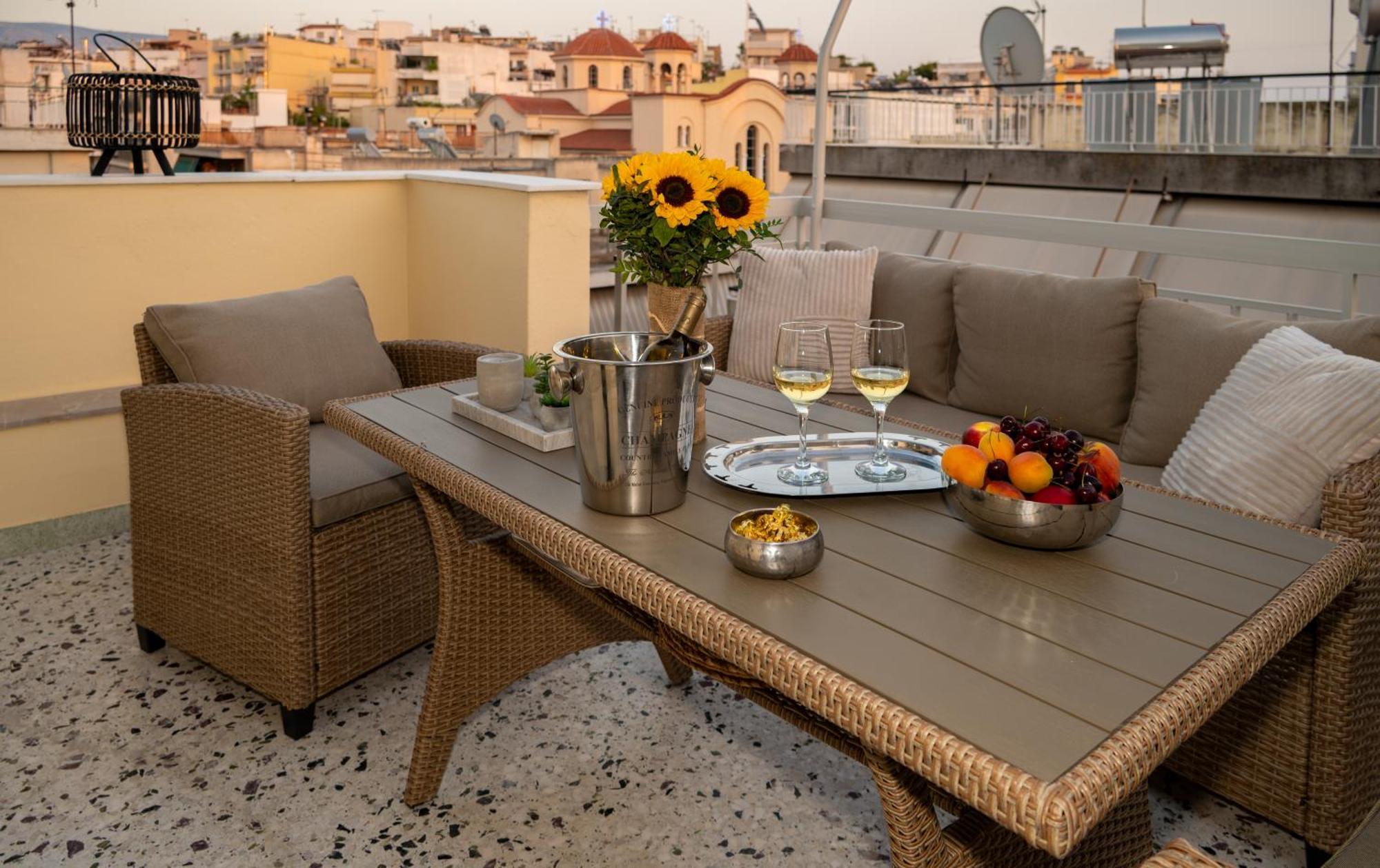 Acropolis Terrace View Apartment Atina Dış mekan fotoğraf